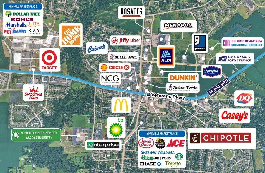 444 E Veterans Pky, Yorkville, IL à vendre - Photo du bâtiment - Image 3 de 3