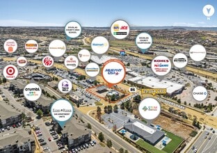 186 Metzler Dr, Castle Rock, CO - Aérien  Vue de la carte - Image1