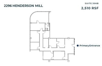 2296 Henderson Mill Rd NE, Atlanta, GA for lease Floor Plan- Image 1 of 1
