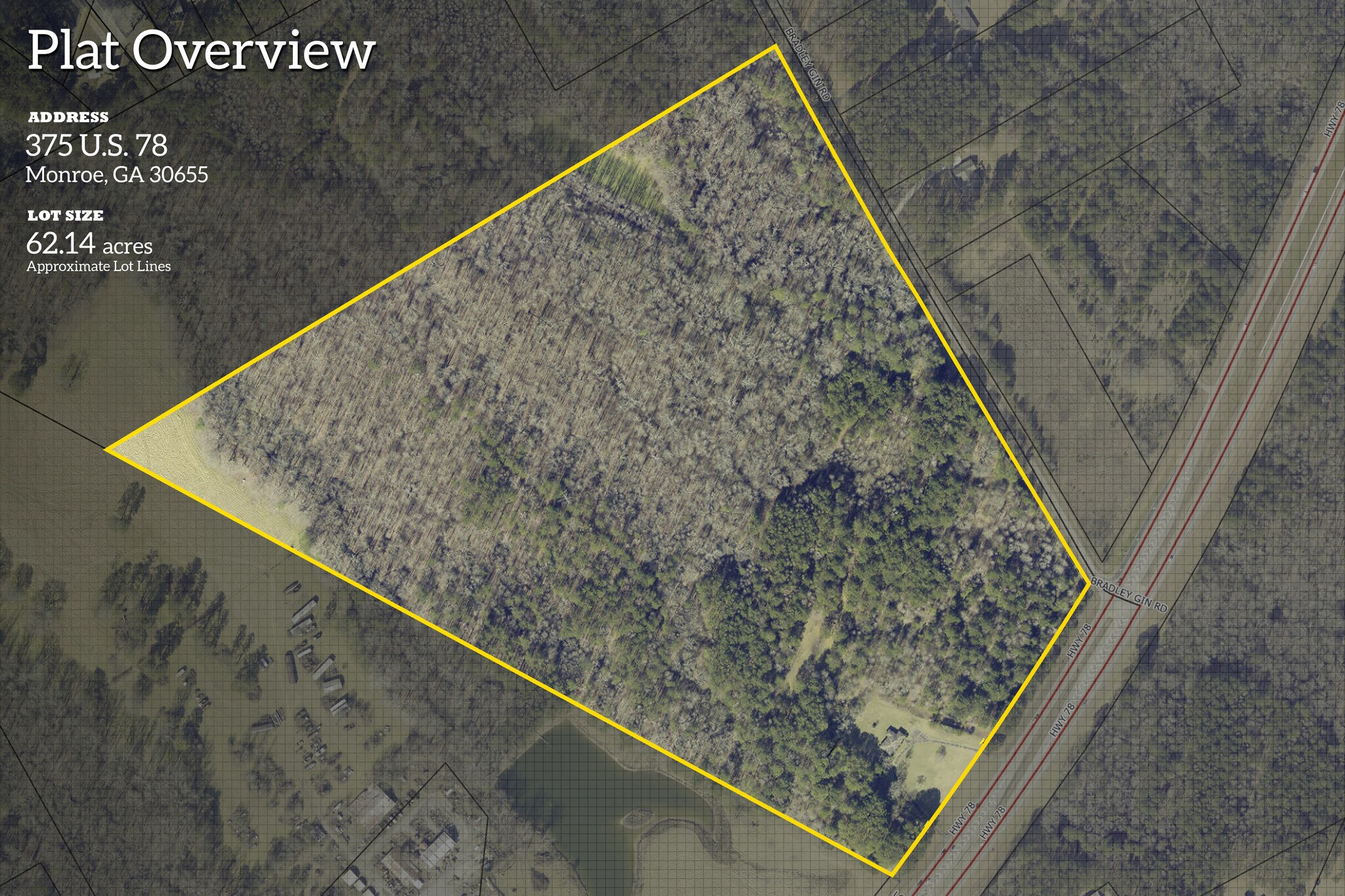 375 Highway 78, Monroe, GA for sale Aerial- Image 1 of 14