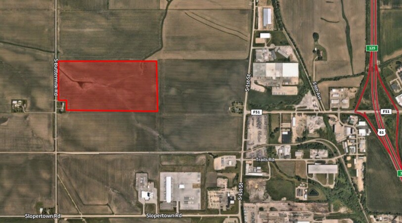 S. Buttermilk Rd, Eldridge, IA à vendre Aérien- Image 1 de 2