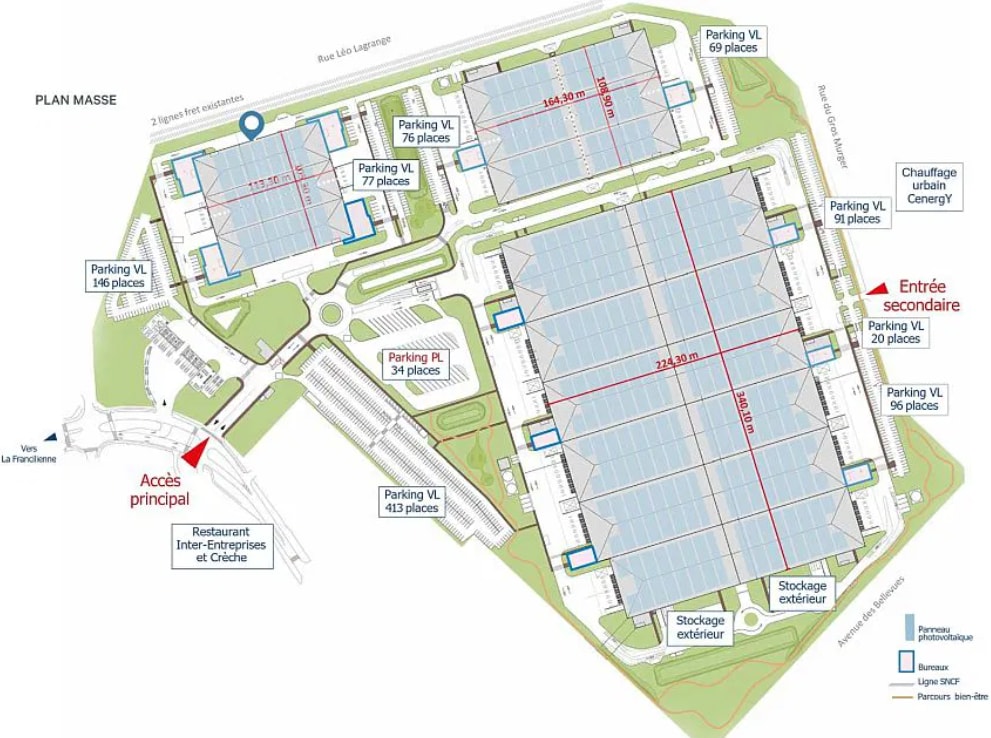 5 Rue Léo Lagrange, Saint-Ouen-l'Aumône for lease Plat Map- Image 1 of 1