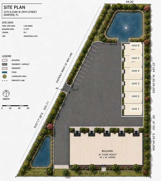 2175-2185 W 25th St, Sanford, FL à vendre - Photo du bâtiment - Image 2 de 17