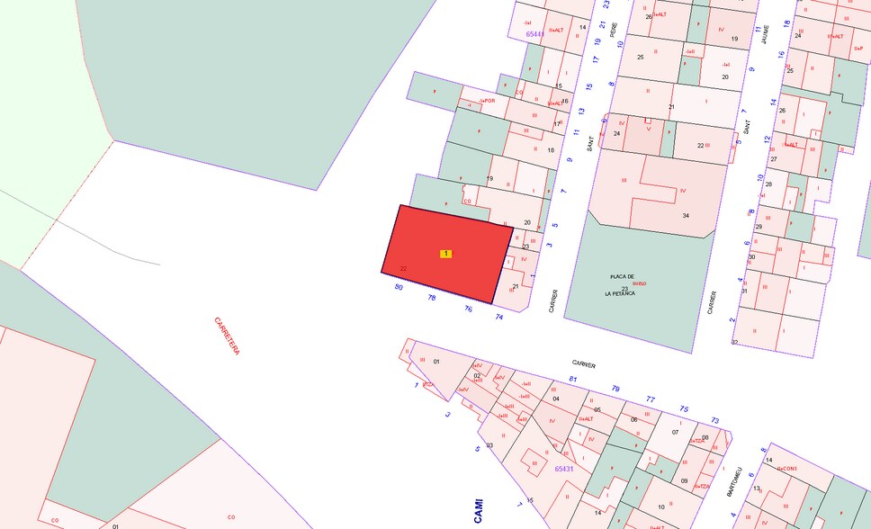 Terrain dans Òdena, Barcelona à vendre - Plan cadastral - Image 2 de 2