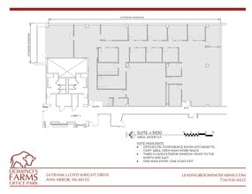 24 Frank Lloyd Wright Dr, Ann Arbor, MI for lease Site Plan- Image 1 of 1