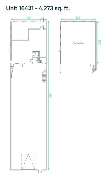 16403-16455 117 Av NW, Edmonton, AB for lease Floor Plan- Image 1 of 1