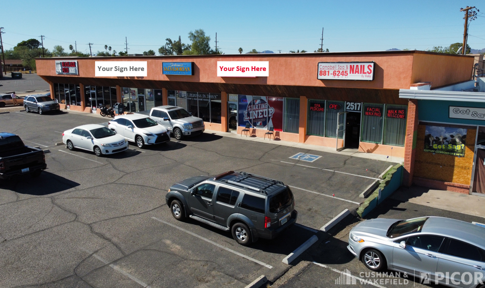 2505-2517 N Campbell Ave, Tucson, AZ for lease - Building Photo - Image 2 of 6