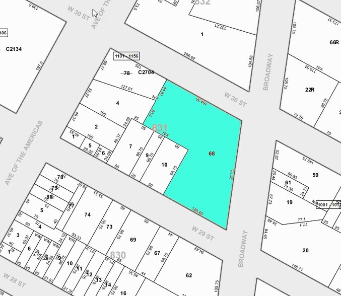 1227 Broadway, New York, NY à louer - Plan cadastral - Image 2 de 6