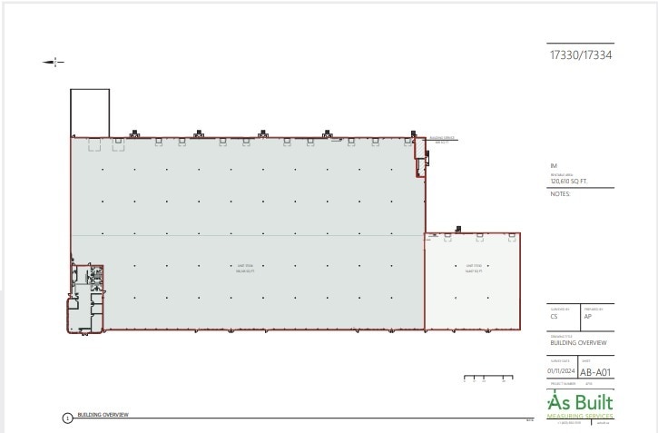 17304-17374 116 Av NW, Edmonton, AB for lease Floor Plan- Image 1 of 1