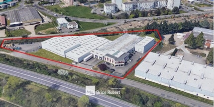 Brignais - Aérien  Vue de la carte