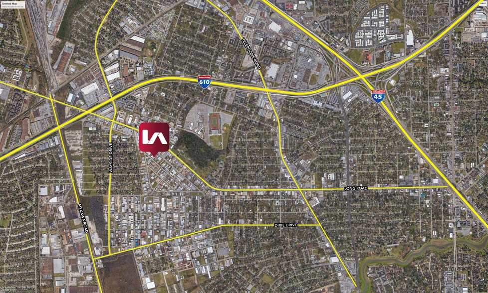 6421 McGrew St, Houston, TX for sale - Aerial - Image 2 of 4