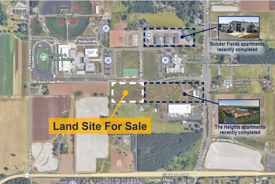 SE Rock Creek Blvd & SE Parklane, Happy Valley, OR for sale - Aerial - Image 1 of 1