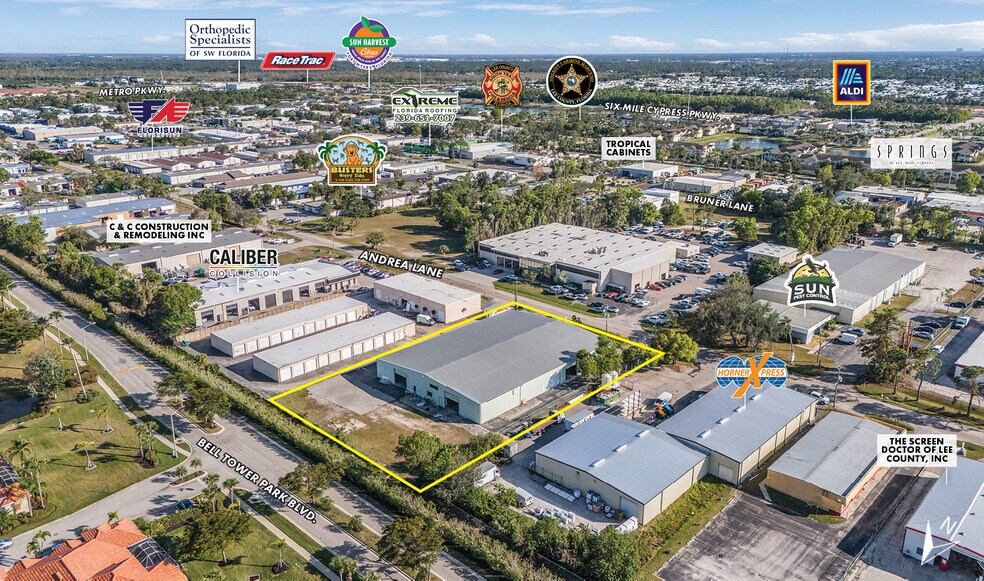 2130 Andrea Ln, Fort Myers, FL à louer - Aérien - Image 3 de 6