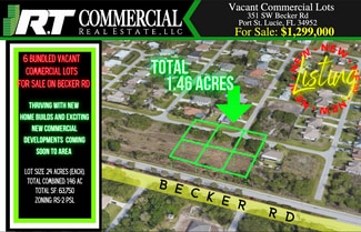 More details for 777 SW Becker Rd, Port Saint Lucie, FL - Land for Sale