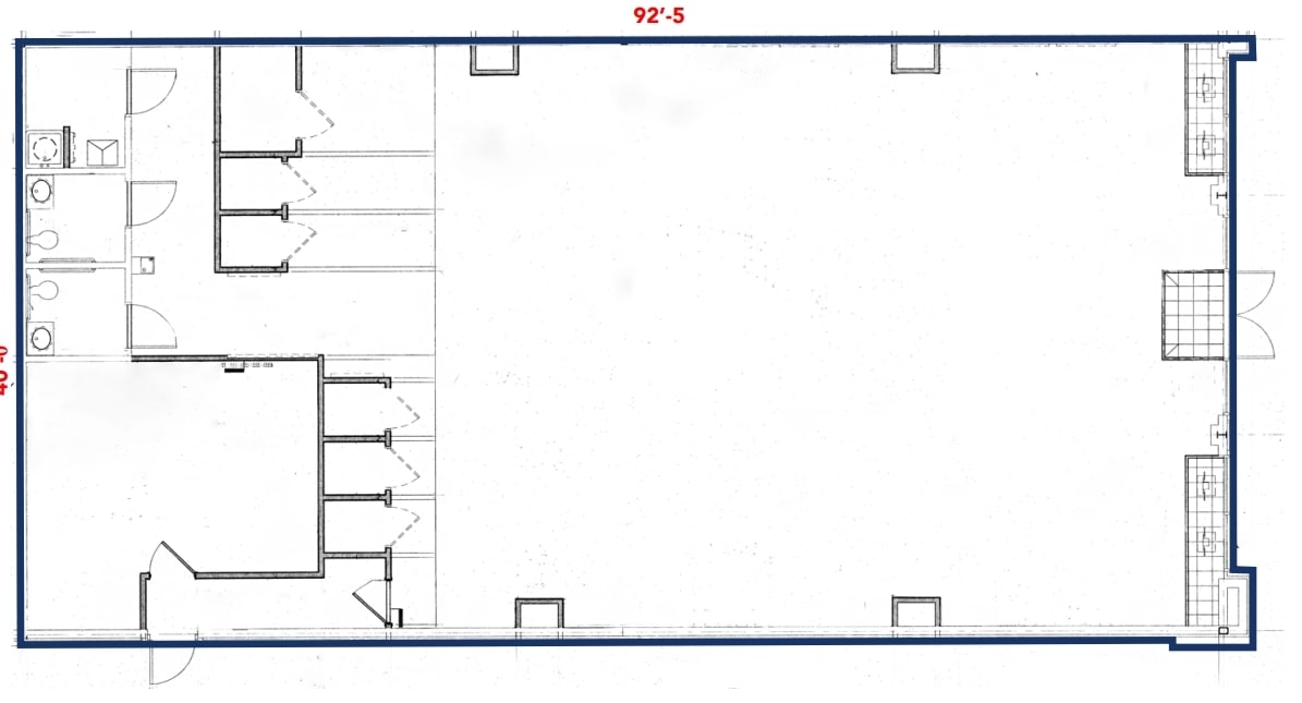 475-559 N 46th St, Rogers, AR à louer Plan d’étage- Image 1 de 1