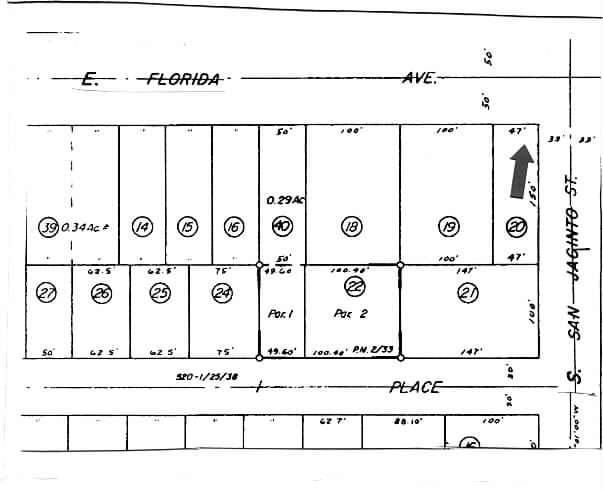 1291 E Florida Ave, Hemet, CA for sale - Plat Map - Image 3 of 3