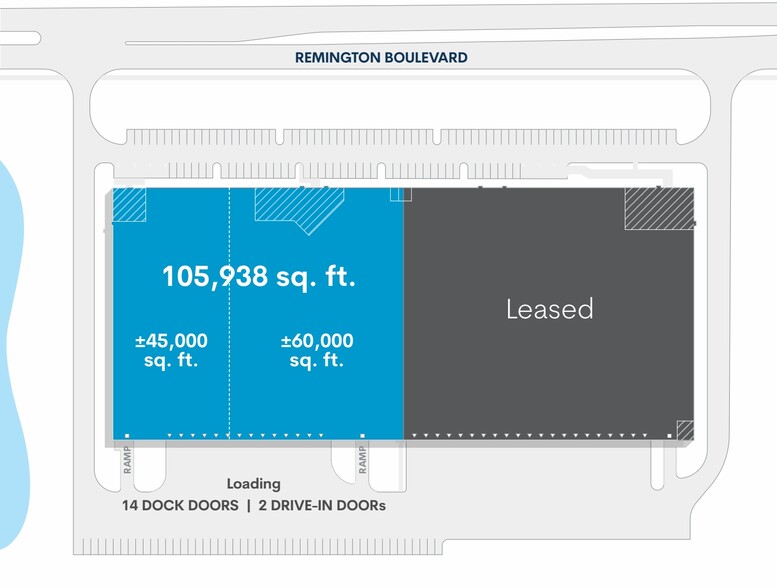 555 Remington Blvd, Bolingbrook, IL for lease - Site Plan - Image 2 of 11