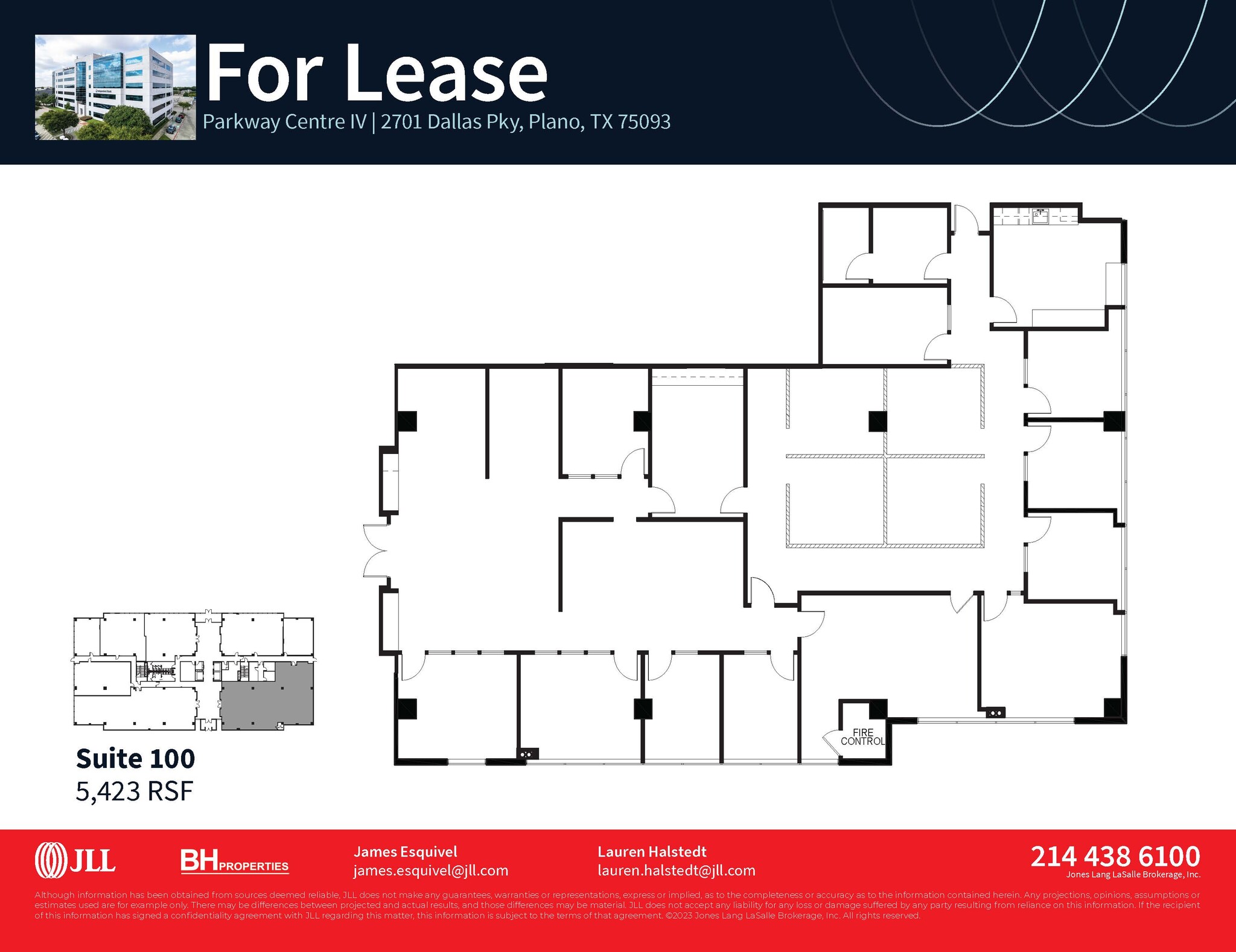 2701 Dallas Pky, Plano, TX à louer Plan d  tage- Image 1 de 1