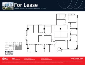 2701 Dallas Pky, Plano, TX à louer Plan d  tage- Image 1 de 1