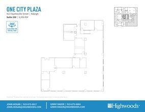 421 Fayetteville St, Raleigh, NC for lease Floor Plan- Image 1 of 1