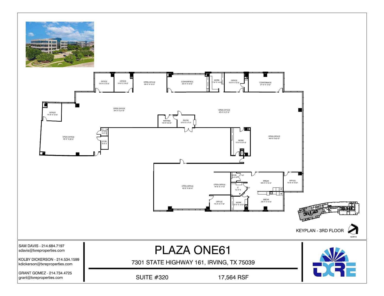 7301 N State Highway 161, Irving, TX for lease Floor Plan- Image 1 of 2