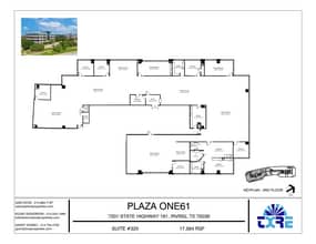 7301 N State Highway 161, Irving, TX for lease Floor Plan- Image 1 of 2