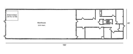 2919-2929 5th Ave NE, Calgary, AB à louer Plan d’étage- Image 1 de 1