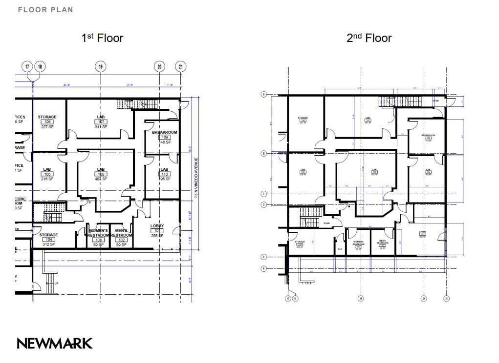73-75 N Vinedo Ave, Pasadena, CA for lease Floor Plan- Image 1 of 1