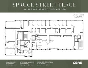 100 Spruce St, Denver, CO for lease Floor Plan- Image 1 of 1