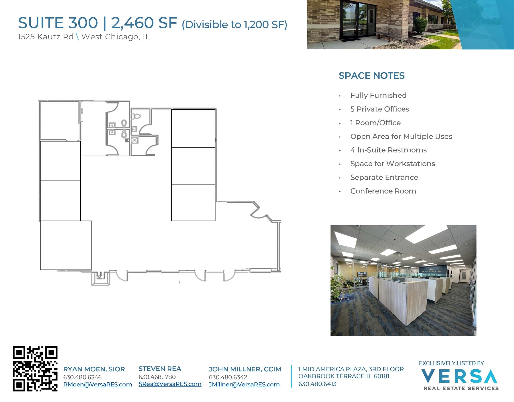 1525 Kautz Rd, West Chicago, IL for lease Floor Plan- Image 1 of 2