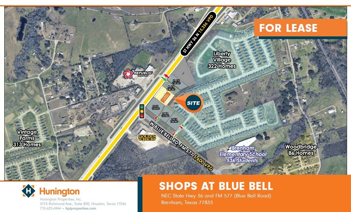 NEC State Hwy 36 and FM 577, Brenham, TX for lease Building Photo- Image 1 of 2