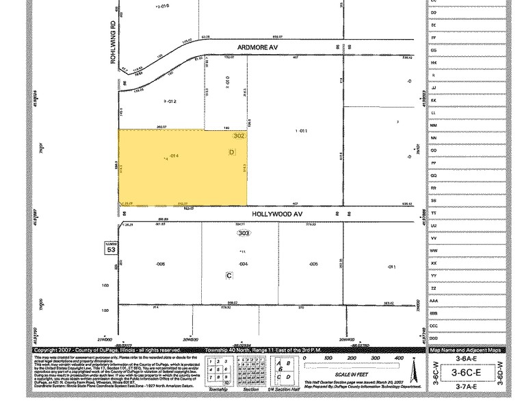 751 N Rohlwing Rd, Itasca, IL à vendre - Plan cadastral - Image 1 de 1