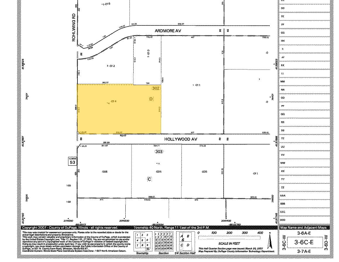 751 N Rohlwing Rd, Itasca, IL à vendre Plan cadastral- Image 1 de 1