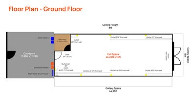 1306 Abbot Kinney Blvd, Venice, CA à louer Plan d’étage- Image 1 de 2