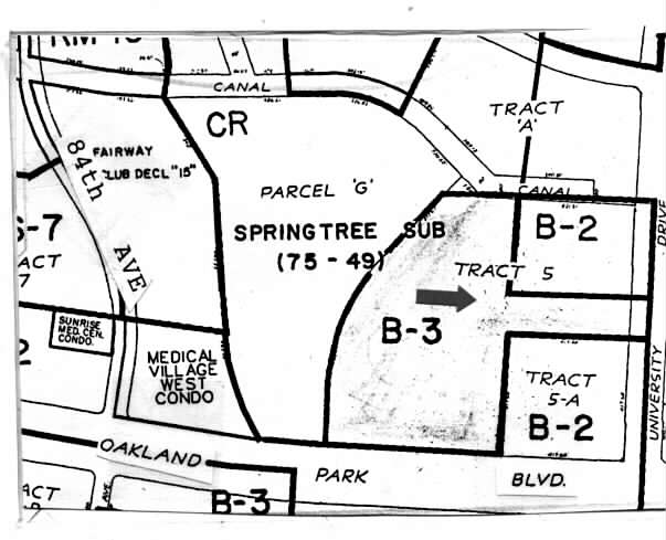 3469 N University Dr, Sunrise, FL à vendre - Plan cadastral - Image 1 de 1