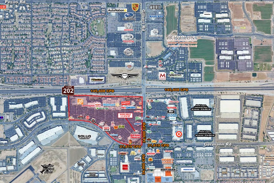 2750-2860 E Germann Rd, Chandler, AZ à louer - Photo du bâtiment - Image 2 de 18