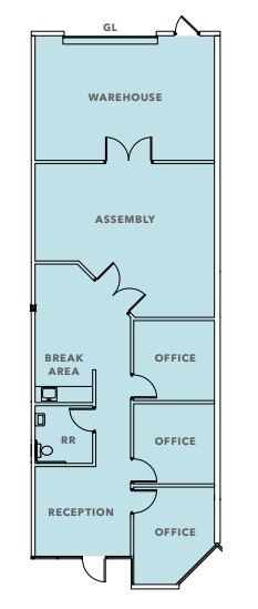 610 Gateway Center Way, San Diego, CA for lease Floor Plan- Image 1 of 1