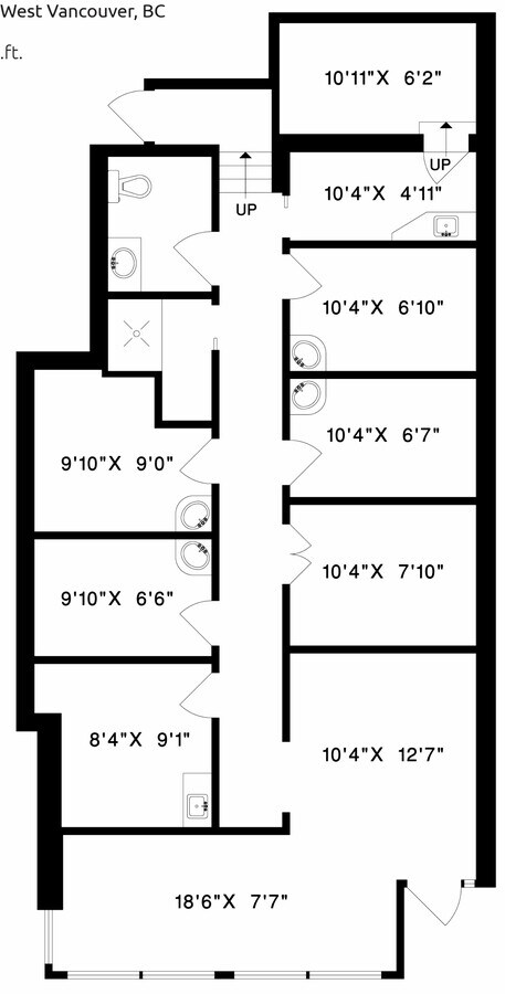 1867-1873 Marine Dr, West Vancouver, BC V7V 1J7 - Unit 1867 -  - Floor Plan - Image 1 of 1