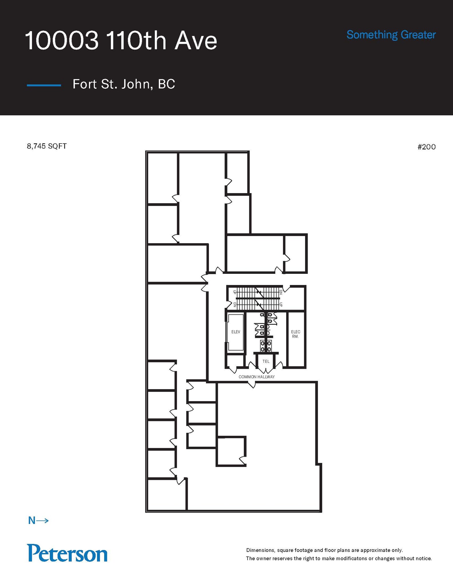 10003 110th Ave, Fort St John, BC for lease Floor Plan- Image 1 of 1