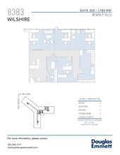 8383 Wilshire Blvd, Beverly Hills, CA à louer Plan d  tage- Image 1 de 1