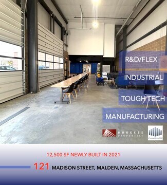 Plus de détails pour 121 Madison St, Malden, MA - Industriel à louer