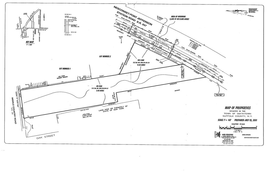 Route 347 & Middle Country Road, Saint James, NY à vendre - Plan de site - Image 1 de 1