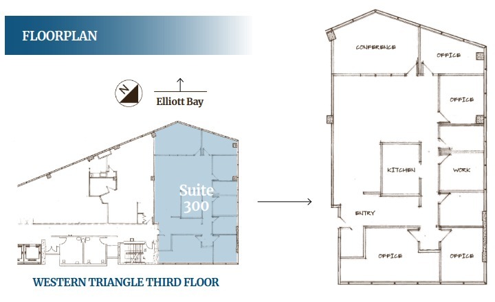 2125-2131 Western Ave, Seattle, WA à louer Plan d  tage- Image 1 de 1