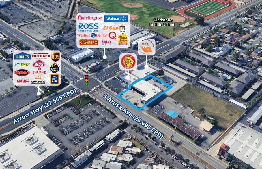 877 S Azusa Ave, Azusa, CA for lease - Building Photo - Image 2 of 6
