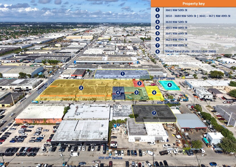 3671 NW 49th St, Miami, FL for sale - Aerial - Image 2 of 7