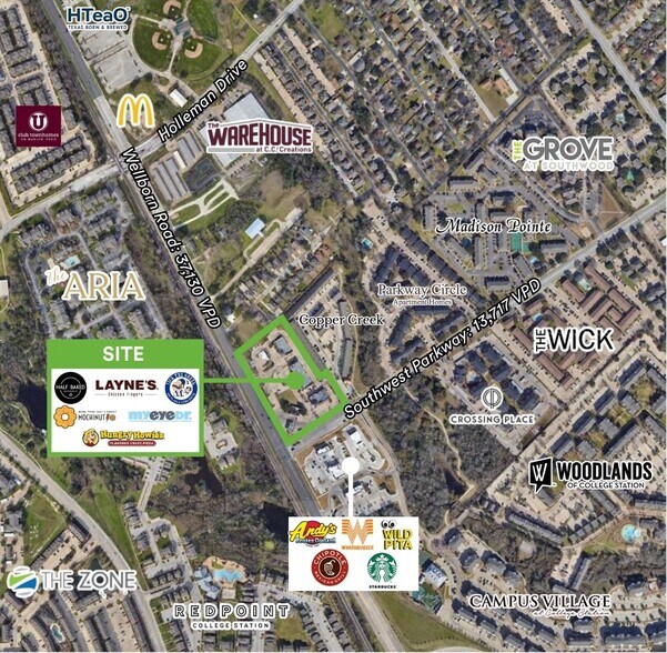 101 Southwest Pky, College Station, TX à louer - Photo du bâtiment - Image 2 de 5