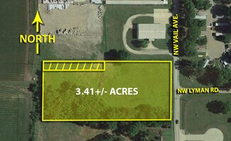 Plus de détails pour NW Vail Ave & NW Lyman Rd, Topeka, KS - Terrain à vendre