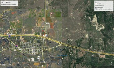 I-20 & HWY 603, Clyde, TX - aerial  map view