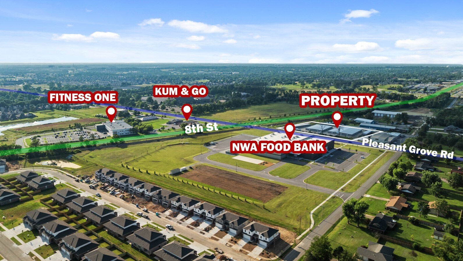 753 W Pleasant Grove Rd, Rogers, AR à vendre Photo du bâtiment- Image 1 de 1