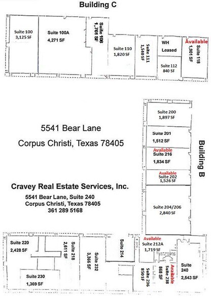 5541 Bear Ln, Corpus Christi, TX for lease - Building Photo - Image 2 of 2